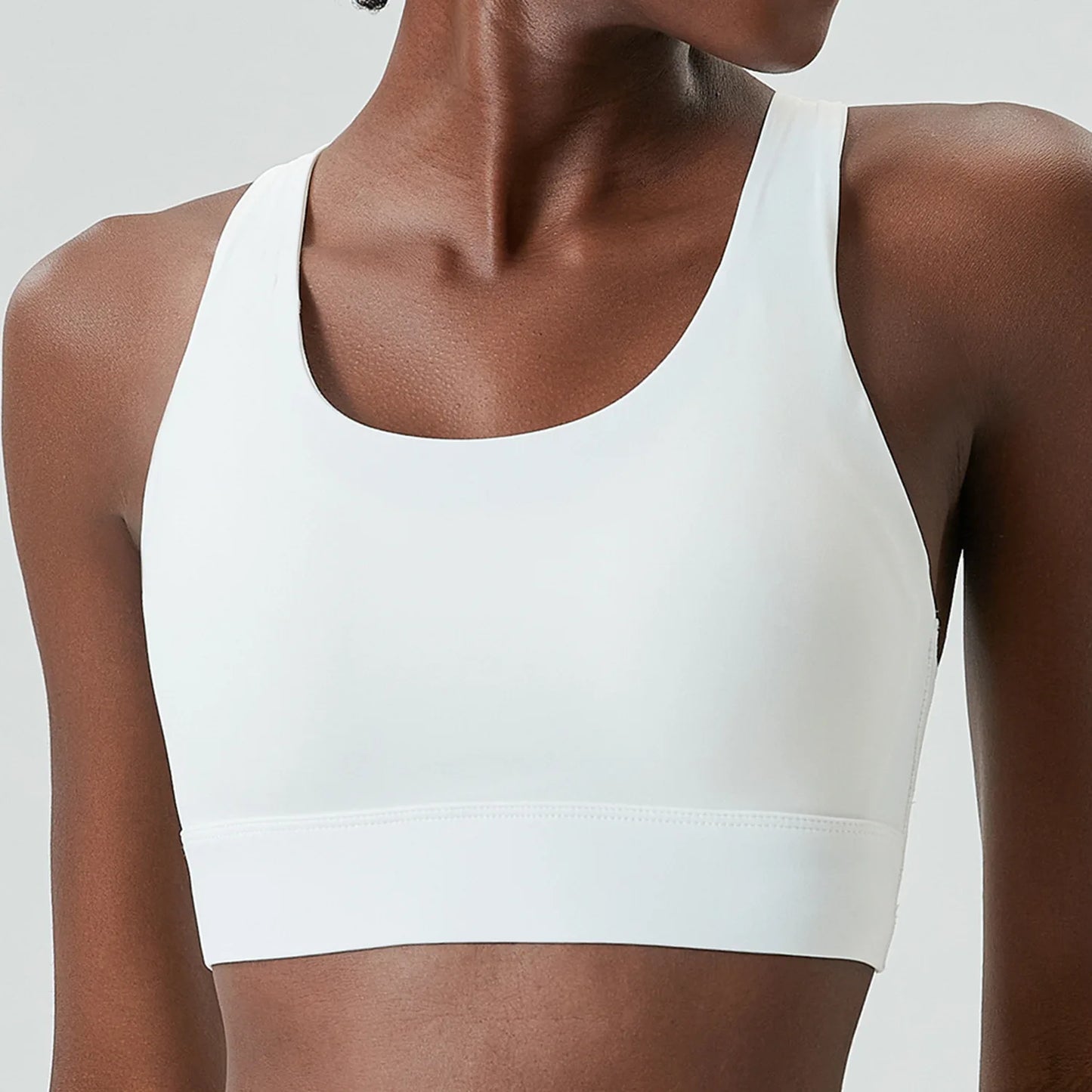 High Impact Fitness Yoga Bra Women Solid Color Buttery Soft Gym Running Top Female Breathable Quick Dry Sports Underwear-Unboundless