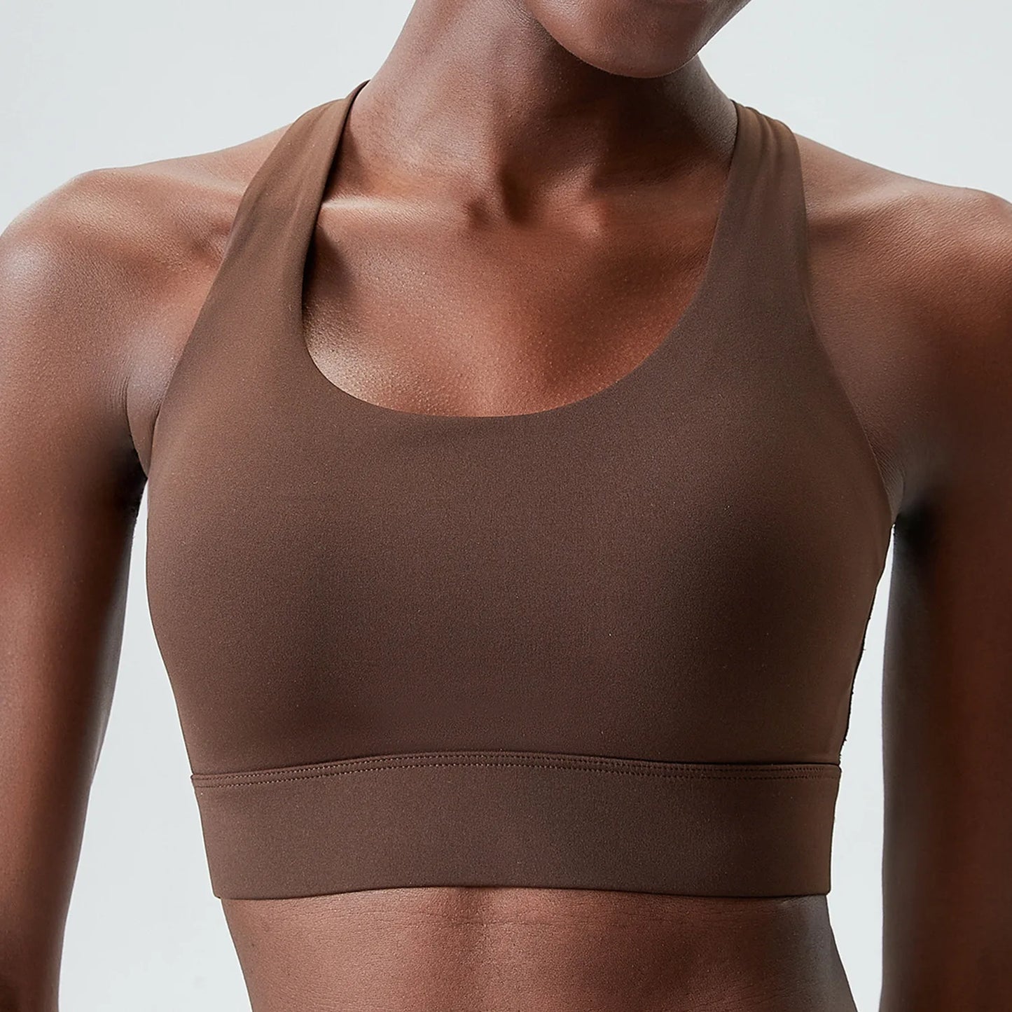 High Impact Fitness Yoga Bra Women Solid Color Buttery Soft Gym Running Top Female Breathable Quick Dry Sports Underwear-Unboundless
