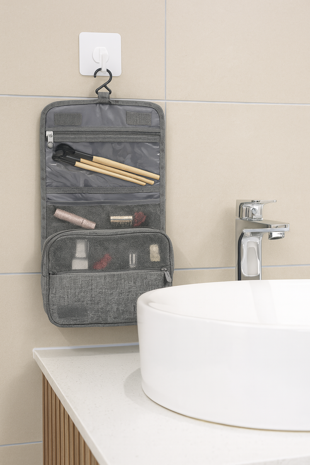 Foldable Hanging Toiletry Bag-Unboundless