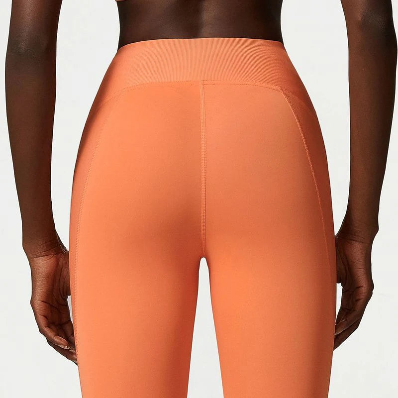 Women Yoga Pants Naked Feeling High Stretch Nylon High Waist Leggings Sexy Push up Running Gym Tights Female Athletics Clothing-Unboundless