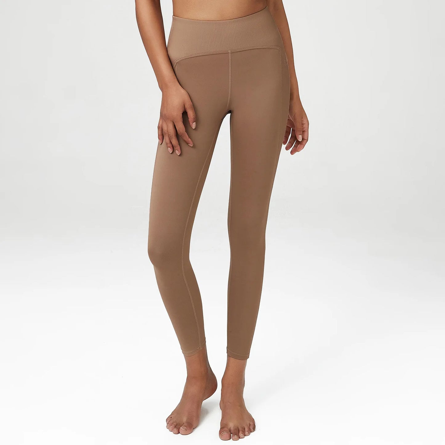 Women Yoga Pants Naked Feeling High Stretch Nylon High Waist Leggings Sexy Push up Running Gym Tights Female Athletics Clothing-Unboundless