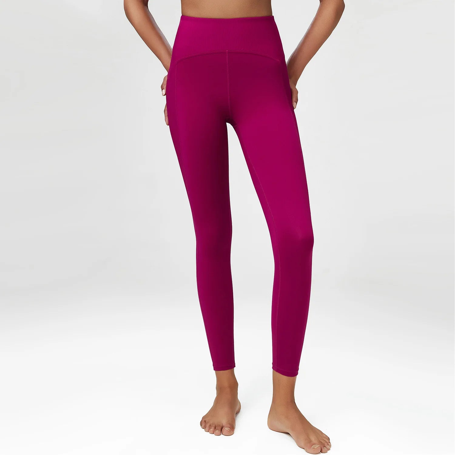 Women Yoga Pants Naked Feeling High Stretch Nylon High Waist Leggings Sexy Push up Running Gym Tights Female Athletics Clothing-Unboundless
